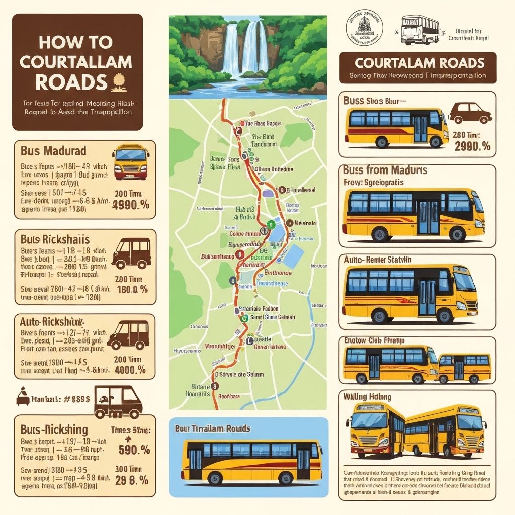 How to reach Sri Siddheswari Peetham in Courtallam