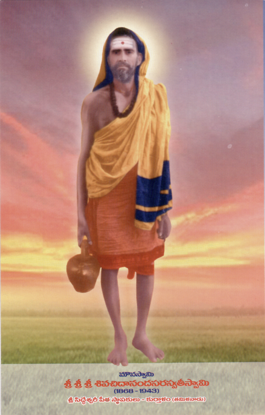 H.H Sri Siva Chidananda Saraswathi Swamiji (Mouna Swamy) portrait