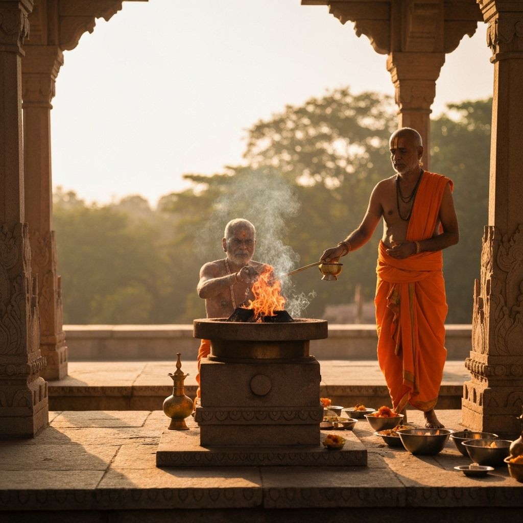 Pratyangira Homam at Sri Siddheswari Peetham