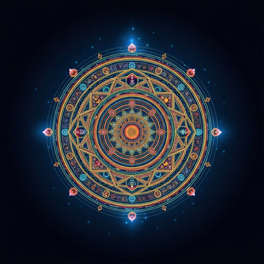 Sri Chakra Maha Meru at the Peetham