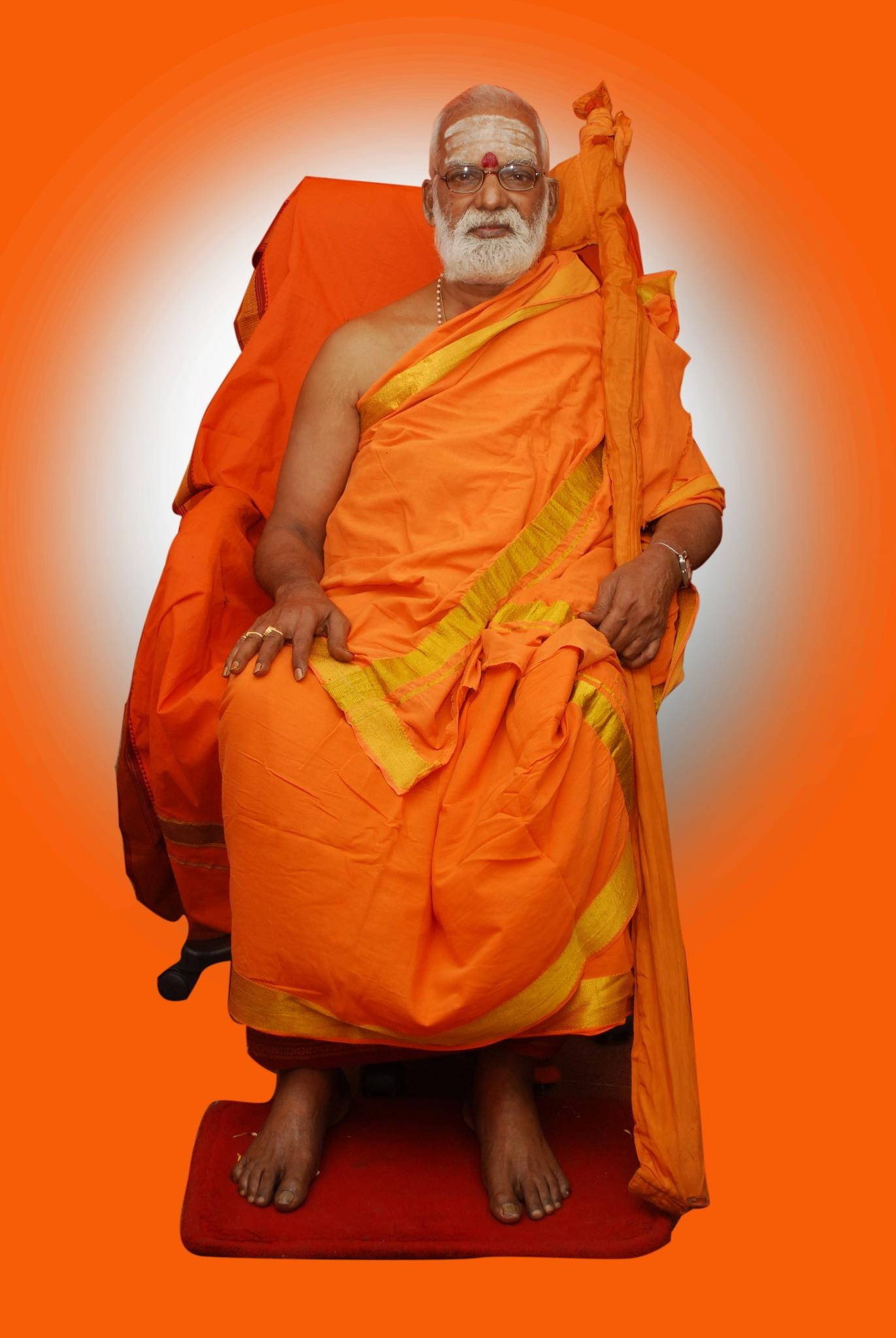 H.H Sri Siddheswarananda Bharati Swamy portrait