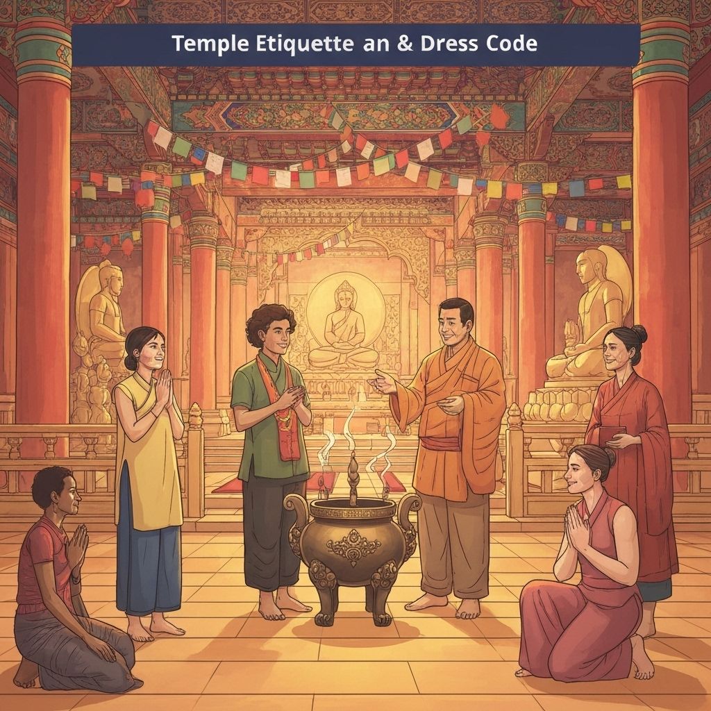 Temple etiquette and dress code