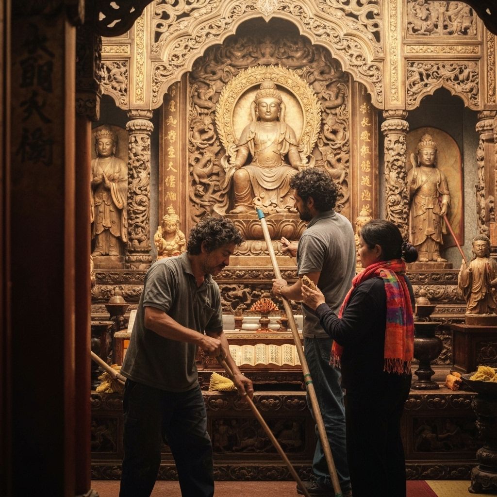 Temple Maintenance and Upkeep